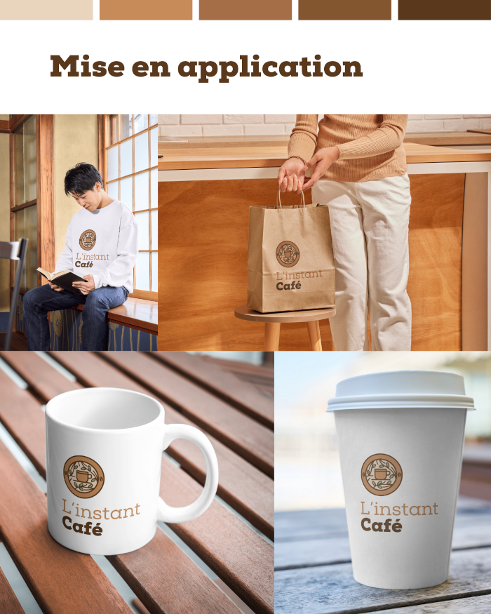 Mise en application du logo